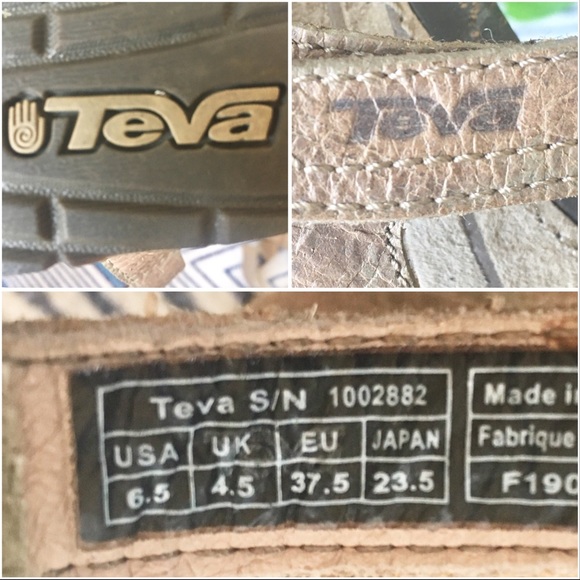 TEVA Cabrillo Universal Wedge Leather Sandal 6.5 - Picture 8 of 8